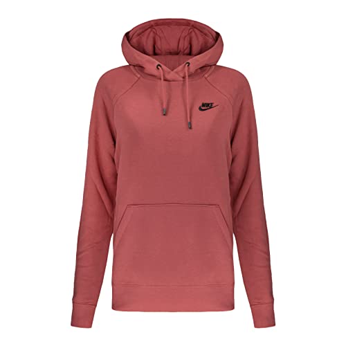 Nike W NSW ESSNTL FLC PO Hoodie,Canyon R Canyon Rust/Black - 2XL von Nike