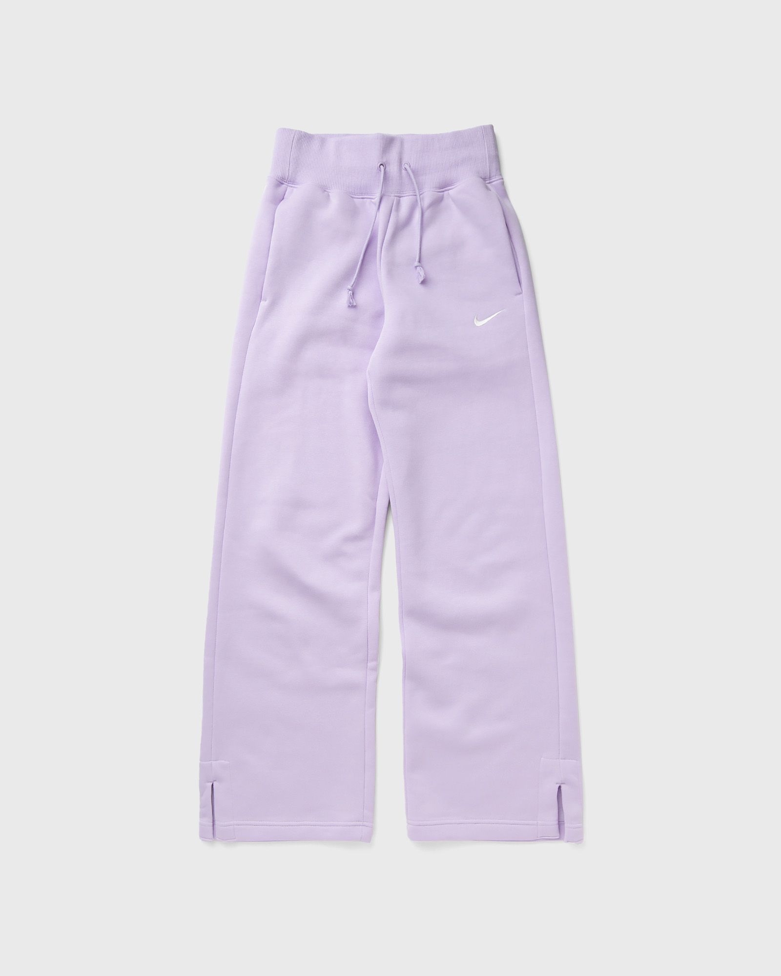 Nike WMNS Phoenix Fleece High-Waisted Wide-Leg Sweatpants women Sweatpants purple in Größe:M von Nike