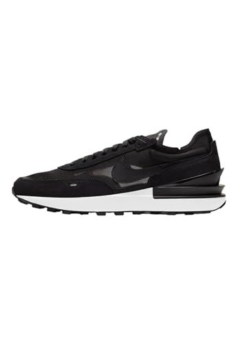 Nike Waffle One Herren Running Trainers DA7995 Sneakers Schuhe (UK 6.5 US 7.5 EU 40.5, Black White orange 001) von Nike