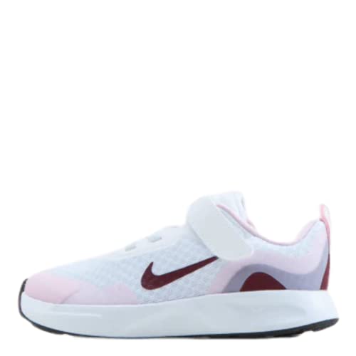 Nike WearAllDay Running Shoe, White/Dark Beetroot-Pink Foam, 37.5 EU von Nike