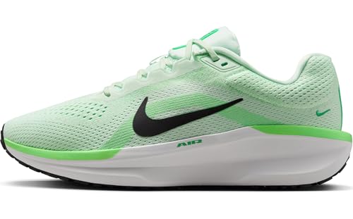 Nike Winflo 11 Straßenlaufschuh für Herren Laufschuh, Barely Green/Black-Green Strike, 42.5 EU von Nike