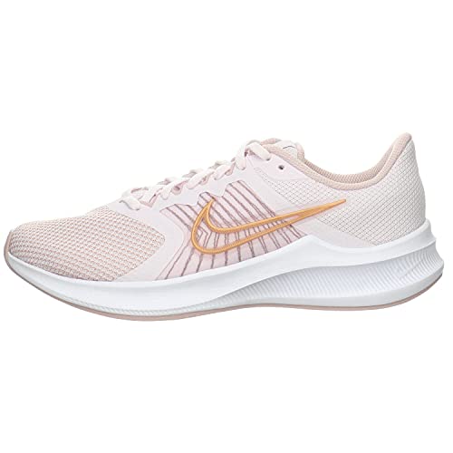 Nike Wmns Downshifter 11, Damen Laufschuhe, Light Violet / Champagne / White / Metallic Red Bronze, 38 EU von Nike