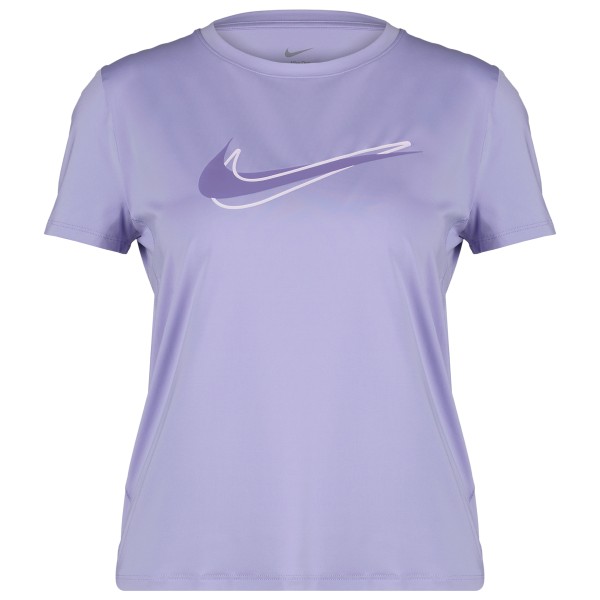 Nike - Women's One Swoosh DF Short-Sleeve Running Top - Laufshirt Gr XS lila von Nike