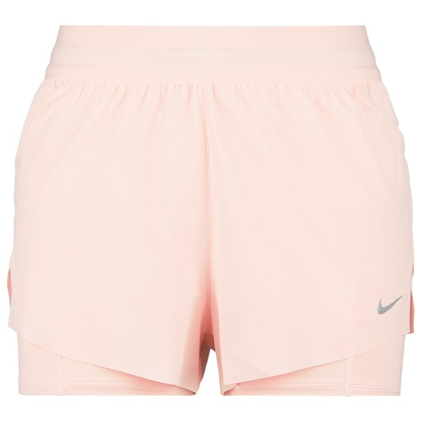 Nike - Women's Swift Dri-Fit Mid-Rise 2-In-1 Shorts - Laufshorts Gr L rosa von Nike