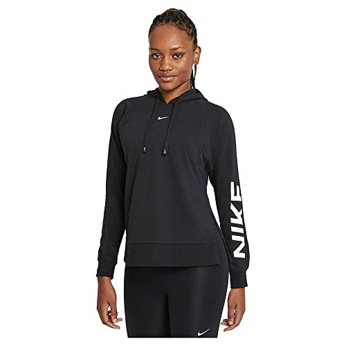 Nike Women's W NK DF GRX GT FT FC PO H Sweatshirt, Black/(White), S von Nike