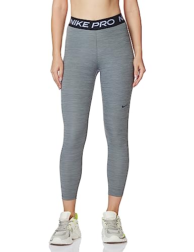 Nike Women's W NP 365 Tight Crop Leggings, Smoke Grey/Htr/Black/Black, 2XL von Nike