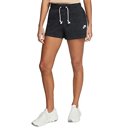 Nike Women's W NSW Gym VNTG PE Short, Black/White, M Nike Women's W NSW Gym VNTG PE Short, Black/White, M von Nike
