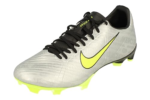 Nike Zoom Vapor 15 Academy XXV FG/MG FB8399 Herren Football Boots (UK 6.5 US 7.5 EU 40.5, metallic Silver Volt Black 060) von Nike