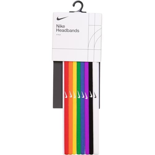 Nike skinny Hairband Headband Stirnband 8er Pack (one size, pimento/or) von Nike