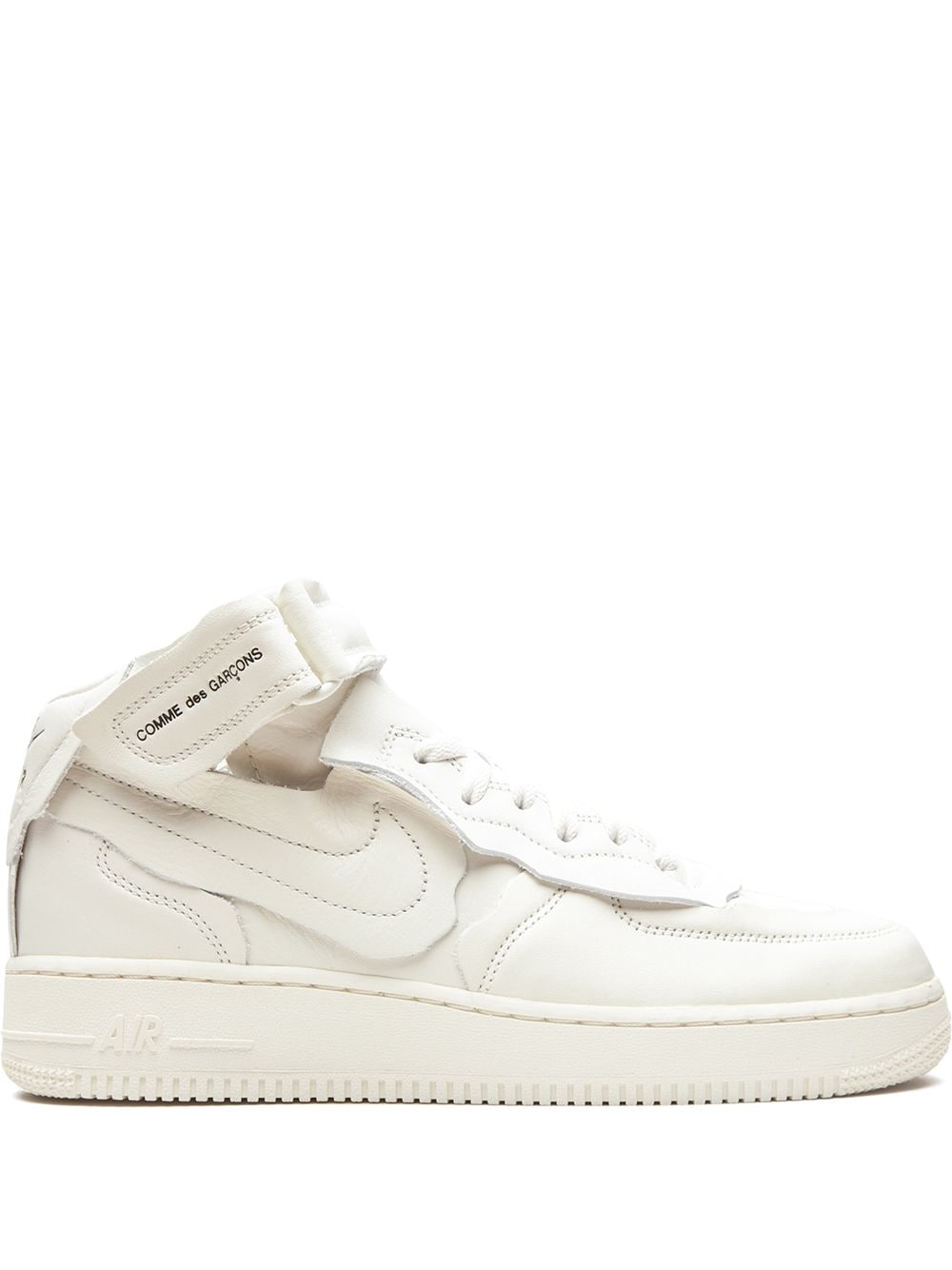 Nike x Comme des Garçons Air Force 1 Mid Sneakers - Weiß von Nike