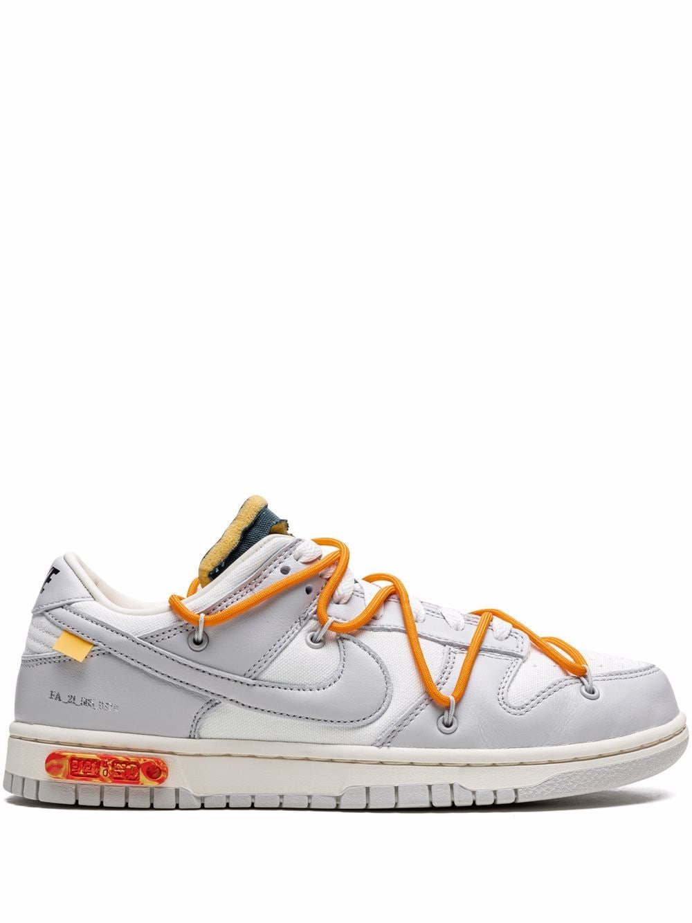 Nike X Off-White x Off-White Dunk Low Sneakers - Grau von Nike X Off-White