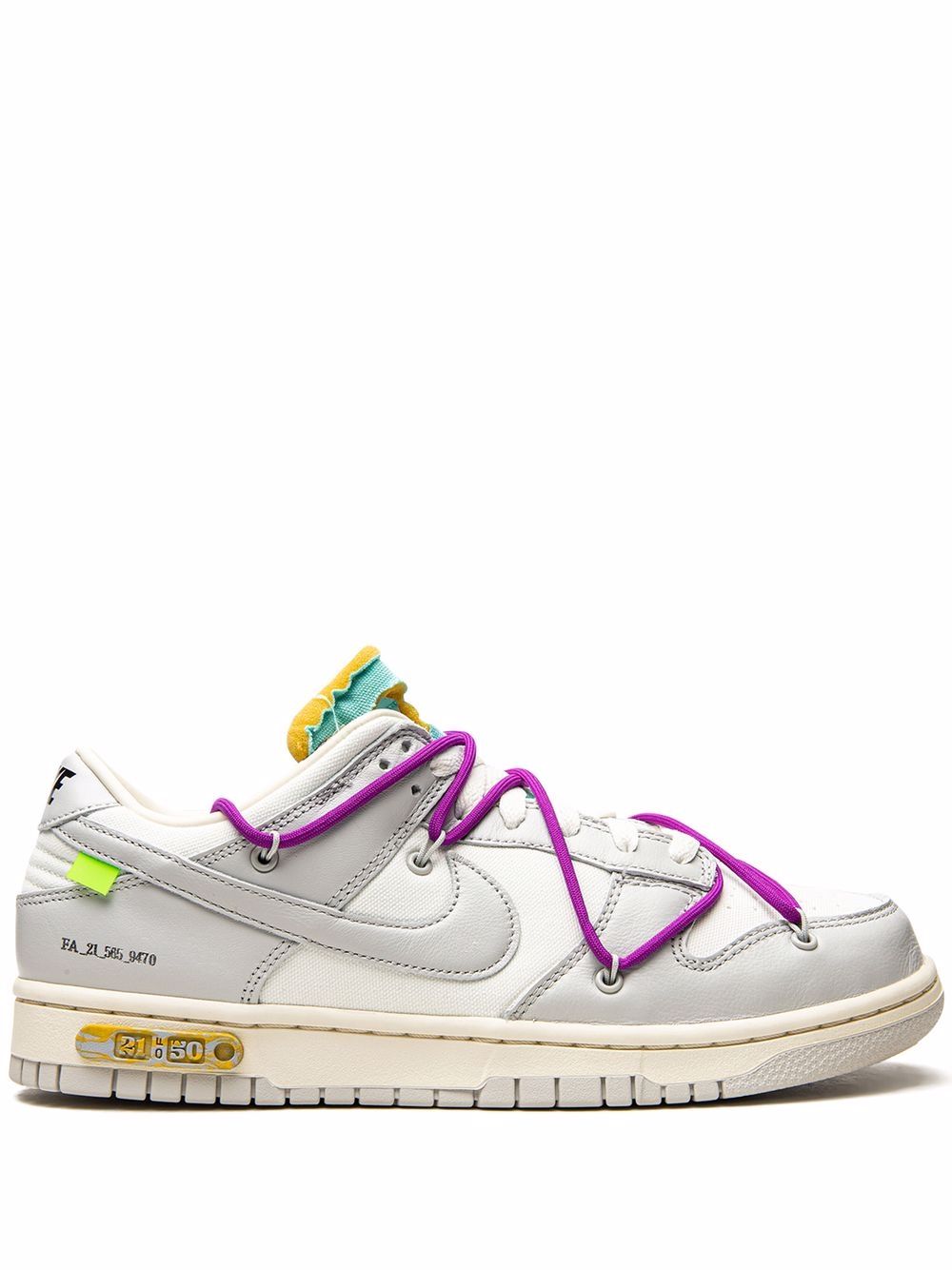 Nike X Off-White x Off-White Dunk Low Sneakers - Weiß von Nike X Off-White