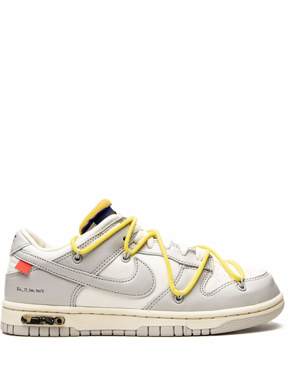 Nike X Off-White x Off-White Dunk Low Sneakers - Grau von Nike X Off-White