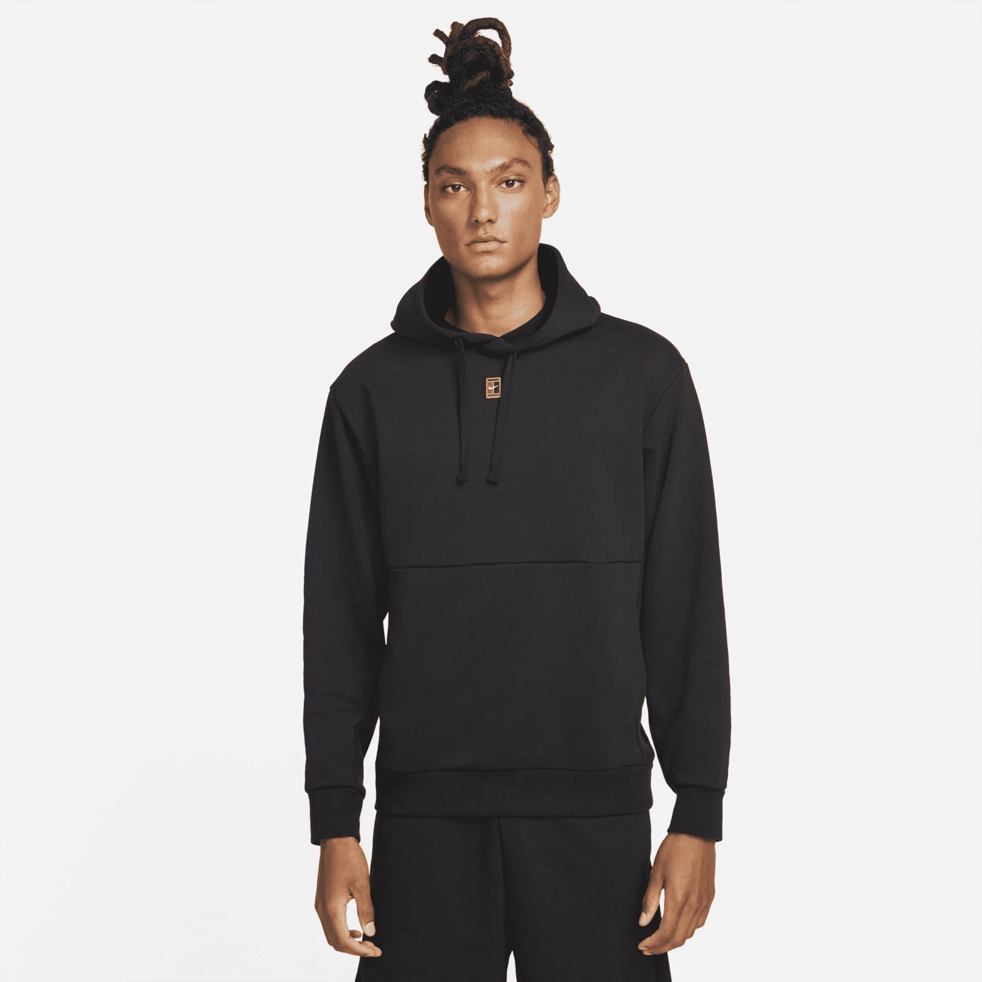 NikeCourt Tennis-Hoodie aus Fleece für Herren - Schwarz von Nike