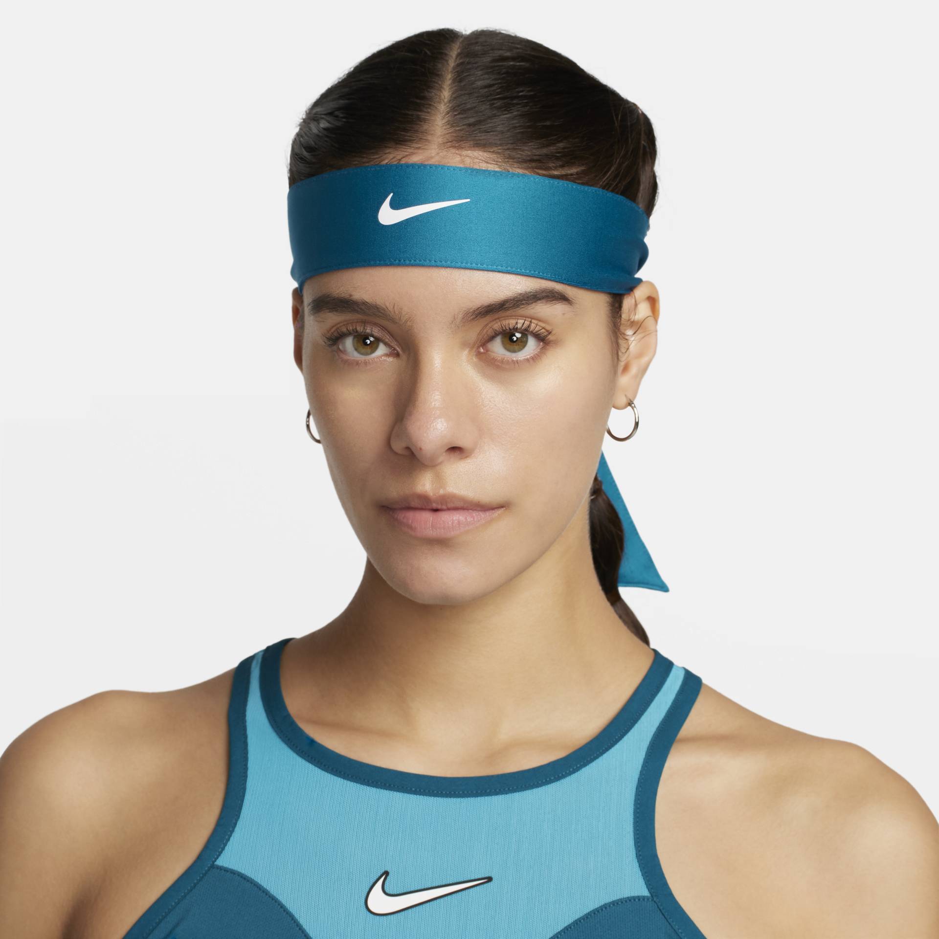 NikeCourt Tennis-Stirnband für Damen - Blau von Nike