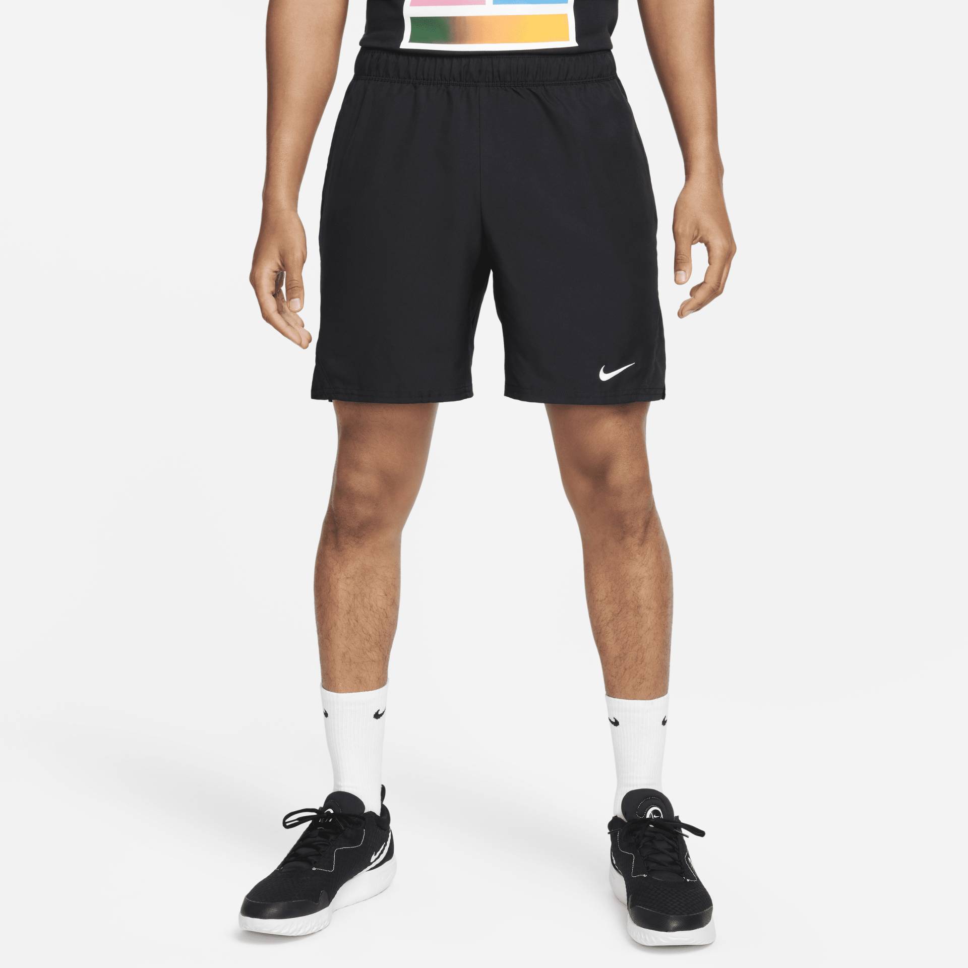 NikeCourt Victory Dri-FIT Herren-Tennisshorts (ca. 18 cm) - Schwarz von Nike