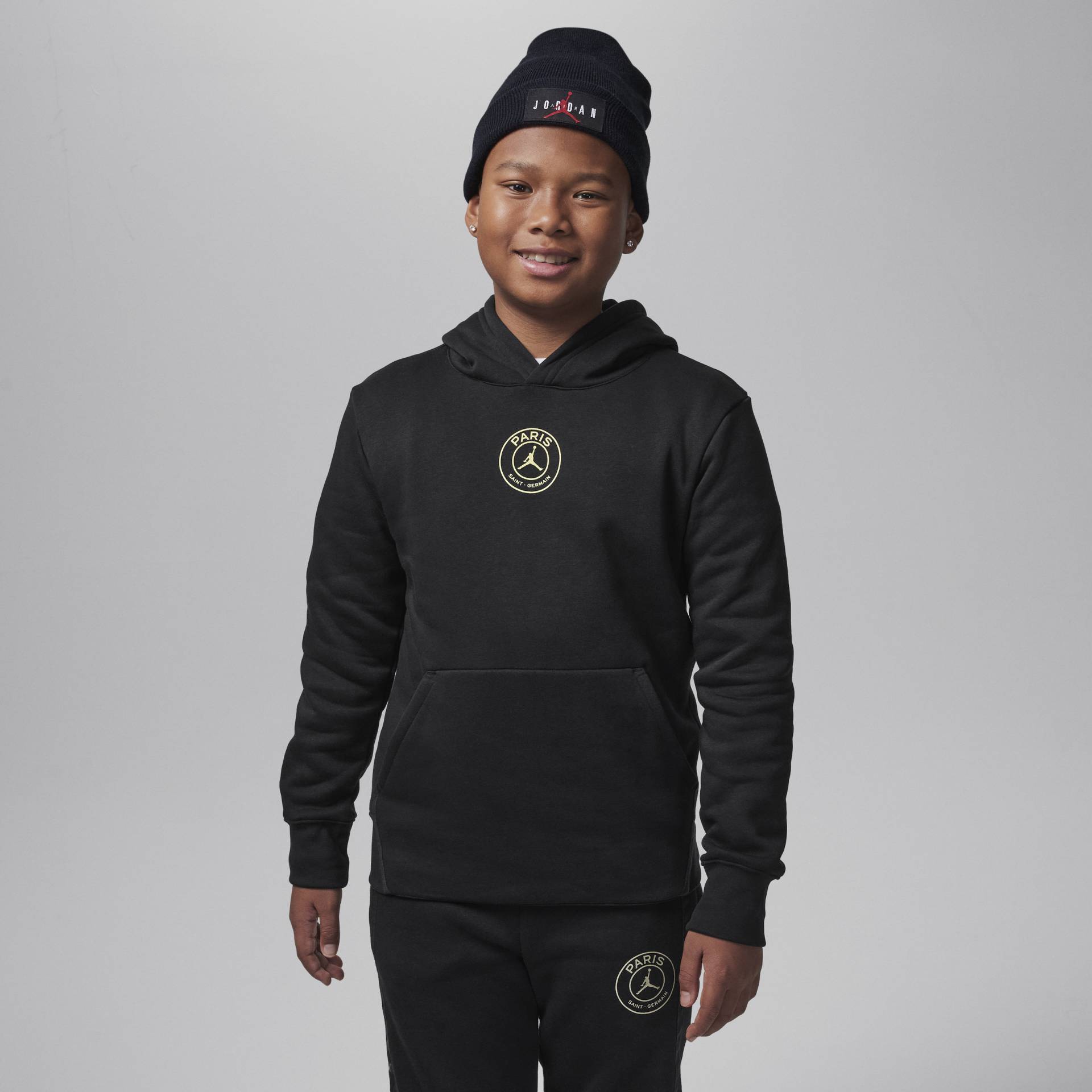 Paris Saint-Germain Hoodie für ältere Kinder - Schwarz von Nike