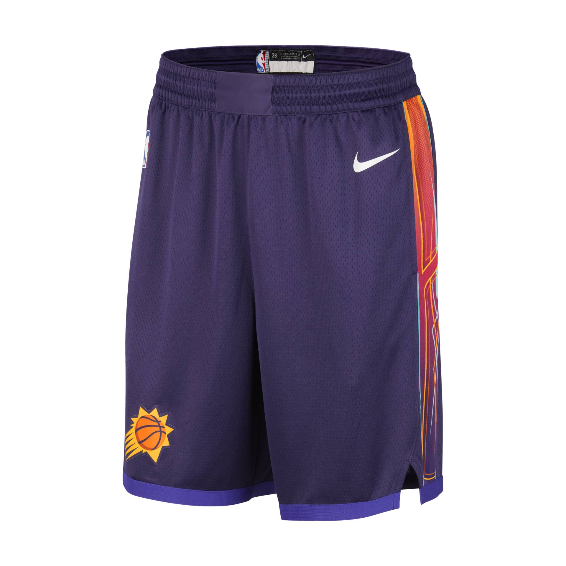 Phoenix Suns 2023/24 City Edition Nike Dri-FIT NBA Swingman Shorts für Herren - Lila von Nike