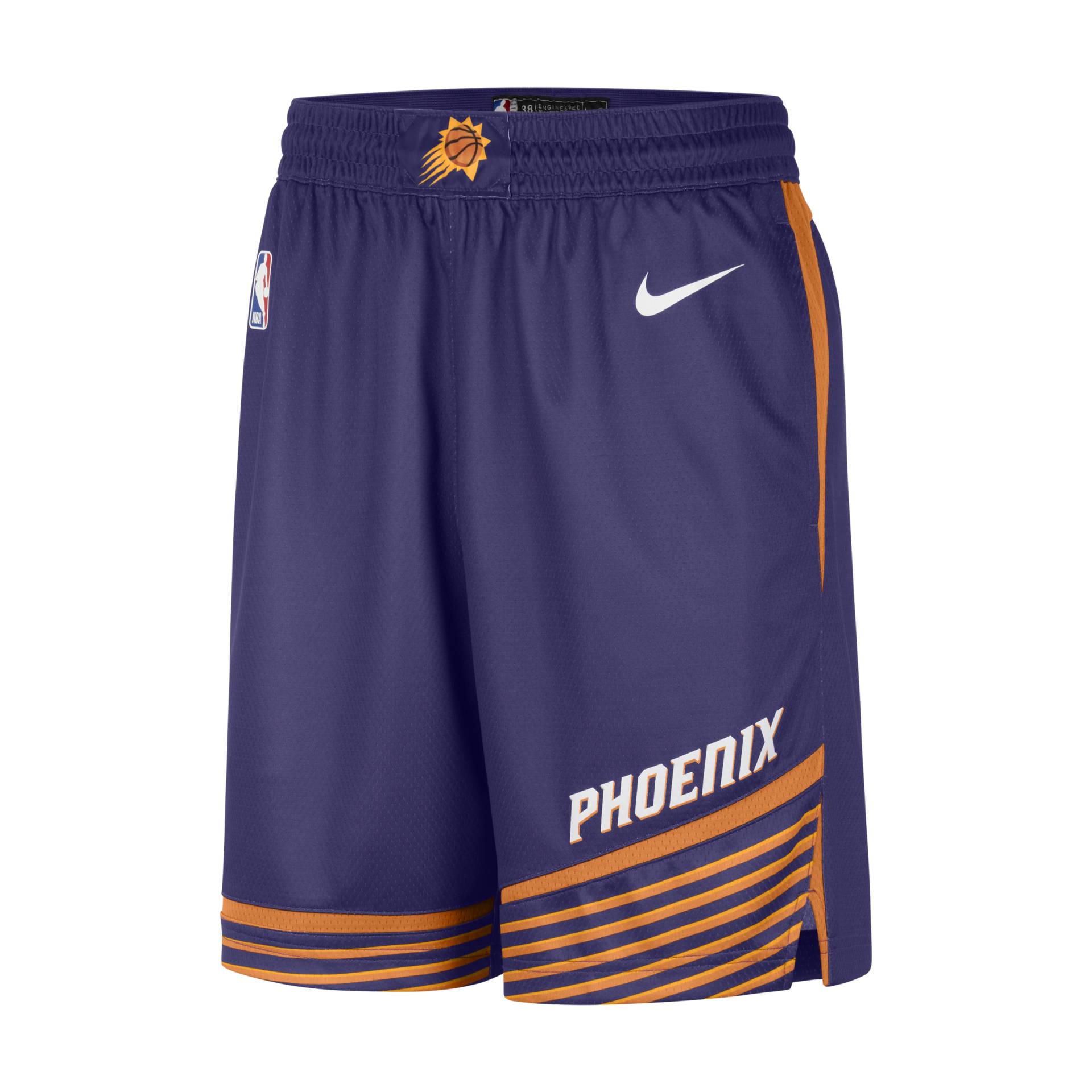 Phoenix Suns Icon Edition Nike Dri-FIT NBA Swingman Shorts für Herren - Lila von Nike