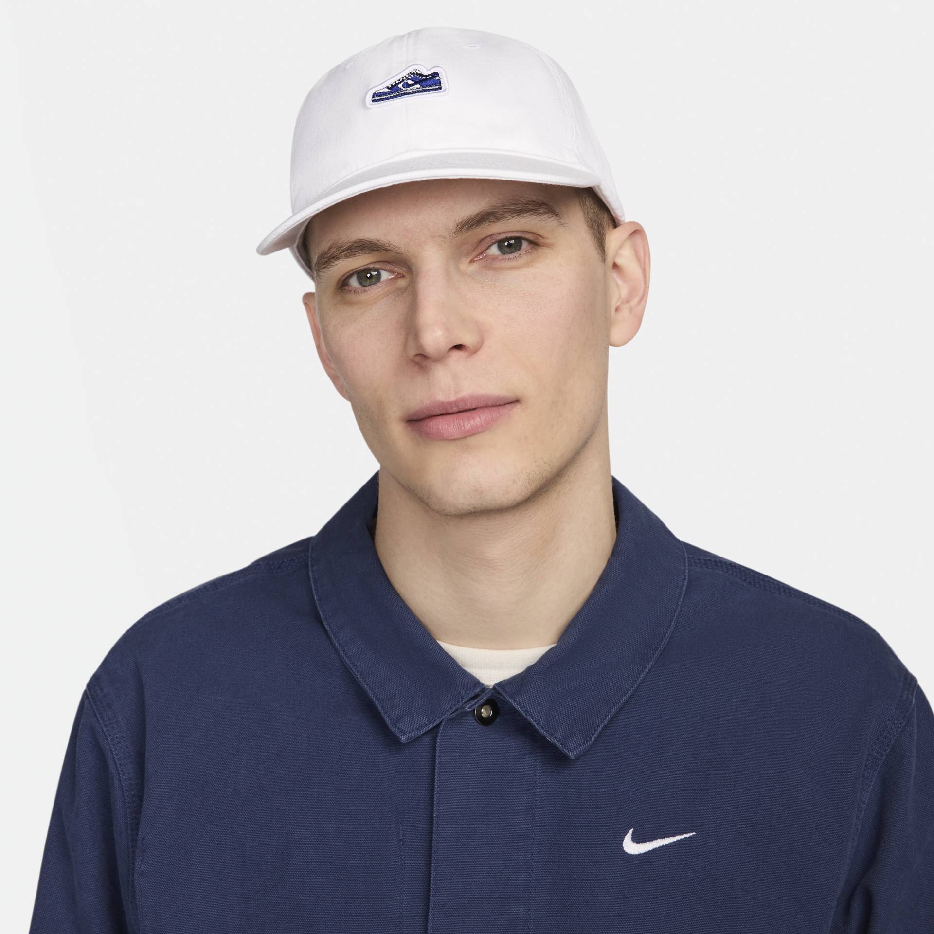 Unstrukturierte Nike Club Dunk Patch-Cap - Weiß von Nike