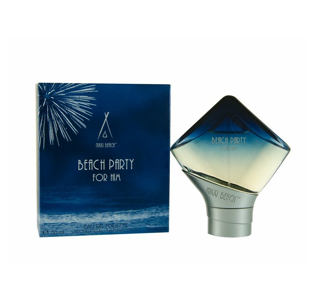 Nikki Beach Eau de Toilette Beach Party Man Eau de Toilette 50ml Spray von Nikki Beach
