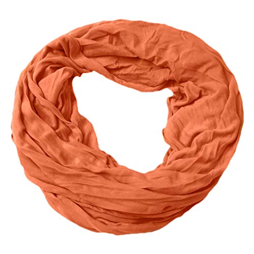 Niklarson Loop Schal Tuch apricot Rundschal 160x45cm unisex Schlauch T7054 von Niklarson