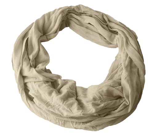 Niklarson Loop Schal Tuch creme Rundschal 160x45cm unisex Schlauch T7067 von Niklarson