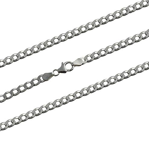 Niklarson Panzerkette 4,5mm x45cm Kette 925 Sterling Silber Silberkette 13545-45 von Niklarson