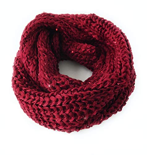 Niklarson Schlauchschal Strickloop Loop Winter Schal rot Pailletten T5109 Niklarson Schlauchschal Strickloop Loop Winter Schal rot Pailletten T5109 von Niklarson