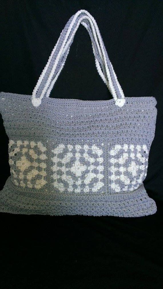 Hand Gestrickte Gehäkelte Handtasche von NikmarFashion