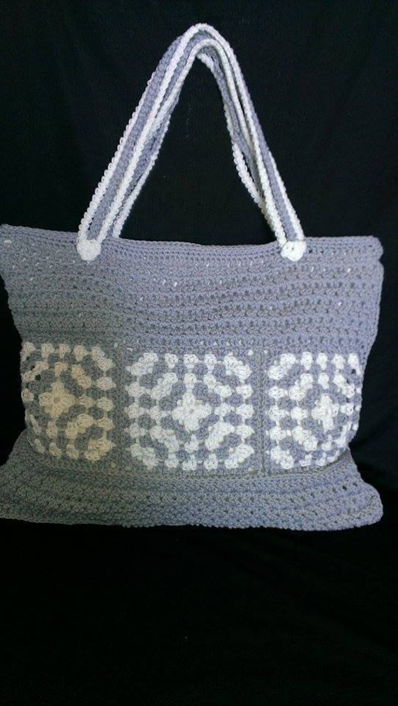 Hand Gestrickte Gehäkelte Handtasche von NikmarFashion