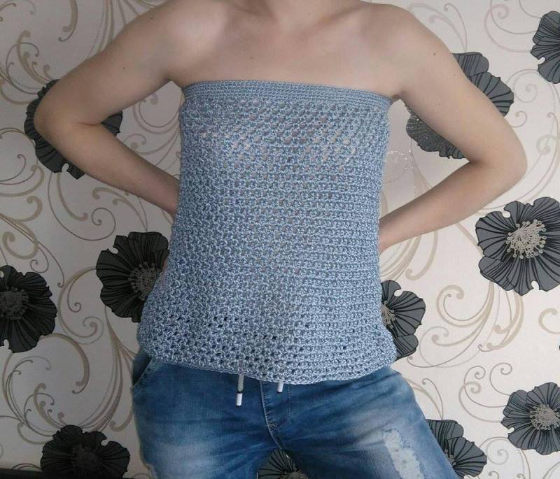 Hand Gestricktes Häkeltop von NikmarFashion