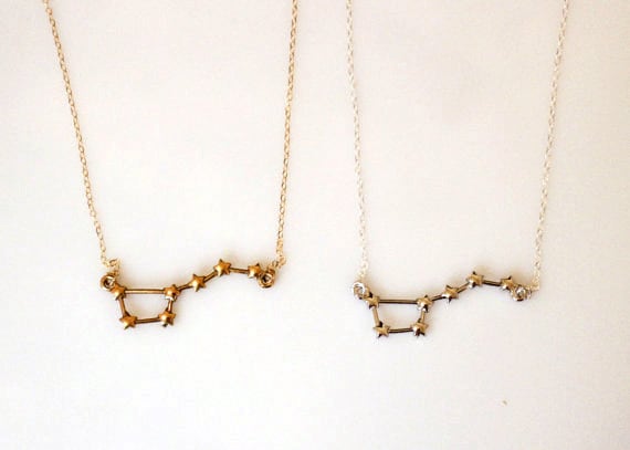 Großer Wagen Kette Gold Oder Silber Sternbild Ursa Major Großer Wagen Kette Gold Oder Silber Sternbild Ursa Major von NikolaJewelry