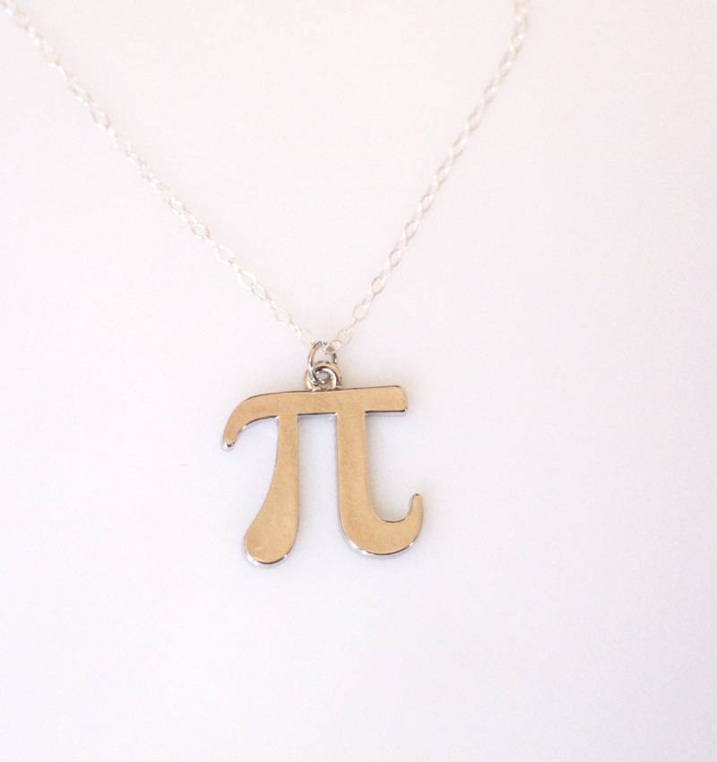 Pi Halskette Mathe Schmuck, Geschenk Für Nerds von NikolaJewelry