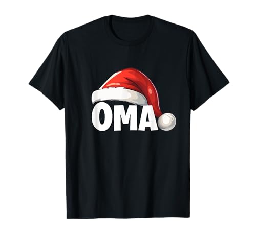 Weihnachtsoutfit Familie Weihnachtsmütze Weihnachts Mama Oma T-Shirt von Nikolaus Santa Weihnachten Deko Kostüm Christmas