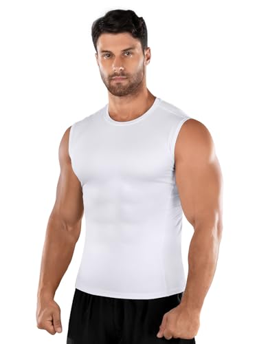 Niksa 1/2er Pack Kompressionsshirt Tank Top Herren, Ärmelloses Tanktop Herren Sport, Dry fitLaufenSportliches Training Funktionsunterwäsche Herren von Niksa