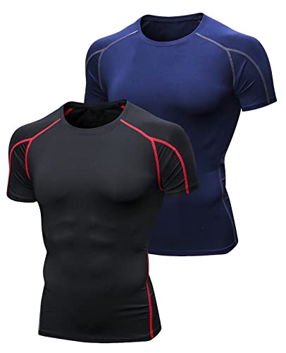 Niksa Funktionsshirt Herren Kurzarm 2 Stück Kompressionsshirt Männer Laufshirt Sportshirt mit Rundhalsausschnitt Fitness XL Niksa Funktionsshirt Herren Kurzarm 2 Stück Kompressionsshirt Männer Laufshirt Sportshirt mit Rundhalsausschnitt Fitness XL von Niksa
