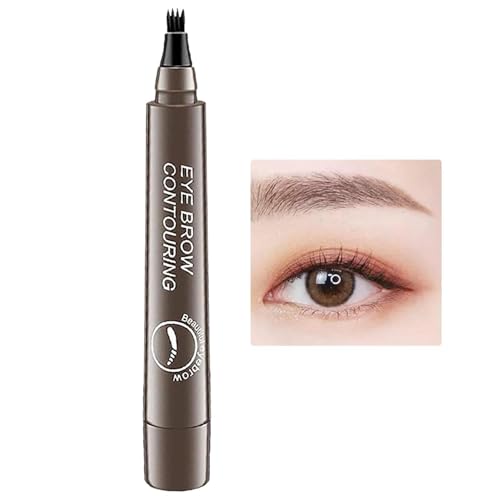 Microblading Vier Krallen Flüssig Augenbrauenstift, Augenbrauen-Flüssigkeitsstift, Wasserfester Augenbrauenmarkierungsstift, Langanhaltendes Augenbrauen-Make-up Für Natürlich Aussehende Augenbrauen von Niktule