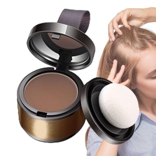 Ansatzpuder, Haaransatz Puder, Instant Fleckfreies Wasserfestes Haarpuder, Hairline Shadow Powder, Natürliches, Fleckenabweisendes Haarfüller-Puder, Nicht Klebendes Haaransatz-Puder Für Frauen Männer von Niktule