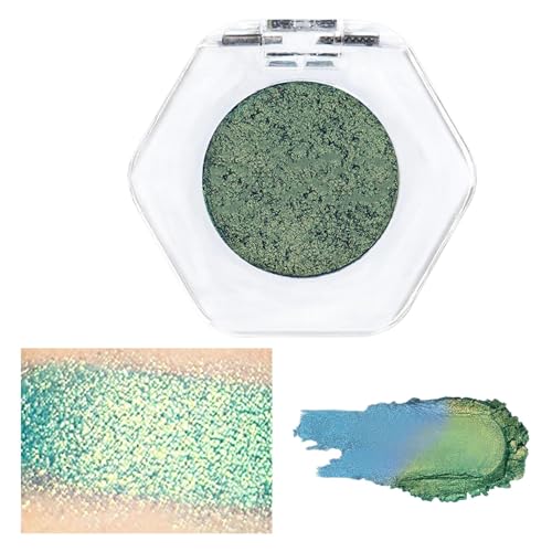 Chamäleon Glitzer Lidschatten Palette, Glitzer-Lidschatten-Palette, Lidschatten-Make-up-Palette, Einzelne Farbverändernde Lidschatten Für Augen-Make-up, Langlebige, Farbenfrohe Lidschattenpalette von Niktule