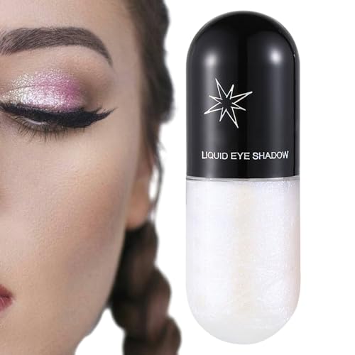 Flüssiger Glitzer-Lidschatten | Glitzer-Lidschatten-Gel - Wasserfester, langlebiger, loser Glitzerkleber, Augenaufheller, Textmarker, Rouge, hochpigmentiert für Augenkristall-Make-up Niktule von Niktule