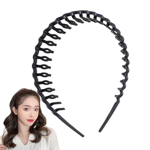 Haarreifen Mit Zähnen | Resin Haarreifen Mit Zähnen Als Haaraccessoire,Stylisches Schmales Haarband Als Accessoire Für Zuhause, Reisen & Freizeit von Niktule