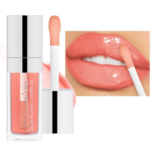 Lippenöl,Lippenfülleröl | Getönter Lippenbalsam, Lippenpflege, transparentes Toot-Lippenöl, feuchtigkeitsspendender Lipgloss, nicht klebriger, langanhaltender Lipöl-Glanz, Lip Plumper Gloss Niktule von Niktule