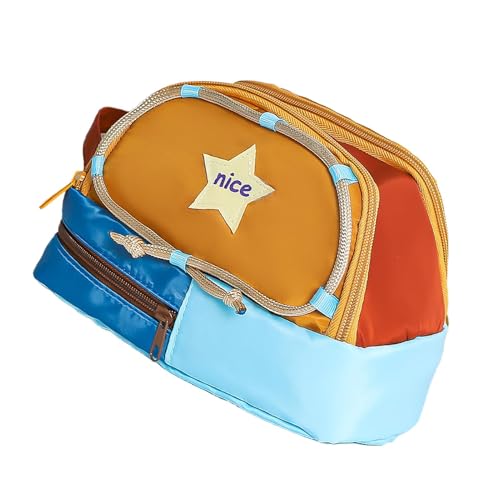 Niktule Bleistiftbeutel süß, ästhetischer Bleistifttasche - Stifthalter mit Sternmuster,Robuster Reißverschluss, tragbare Schulmaterial für Schüler, Make -up -Beutel von Niktule