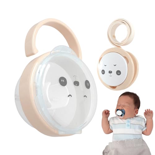 Niktule Schnullerkette - Panda Design Schnullerkette Mit Box-Set Und Staubschutzhülle,Praktischer Staubschutz Für Unterwegs Zuhause & Outdoor von Niktule
