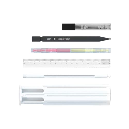 Niktule Sechseckiges Federmäppchen, multifunktionale Bleistift-Aufbewahrungsbox - Aufbewahrungsbehälter für Schulstifte,Sechseckige, praktische, stabile Stiftetasche, stilvoller von Niktule