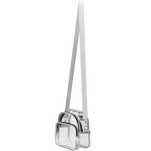 Transparente PVC-Einkaufstasche,Transparente PVC-Tasche | Transparente PVC-Umhängetasche,Transparente Geldbörse, transparente Taschen für Damen, großes Fassungsvermögen, multifunktional für von Niktule