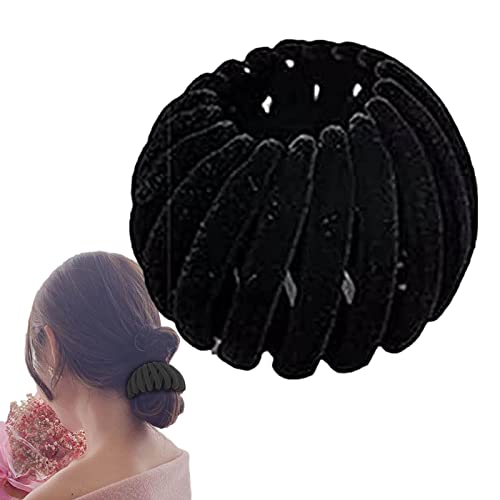 Vogelnest-Haarspangen, Erweiterbarer Dutt Mit Fester Haarkralle, Einziehbarer Pferdeschwanz-Halter, Haarnadelschnallen, Haarknoten-Maker, Haar Accessoires, Dutt-Clip-Zubehör Für Frauen von Niktule