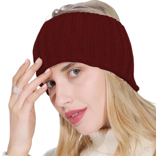 Winter-Stirnband für Damen, Winter-Stirnbänder für Damen | Gestricktes breites Stirnband für den Winter | Bequeme Winter-Stirnbänder für Damen, warmes, dickes Strick-Stirnband für kaltes Winter-Stirnband für Damen, Winter-Stirnbänder für Damen | Gestricktes breites Stirnband für den Winter | Bequeme Winter-Stirnbänder für Damen, warmes, dickes Strick-Stirnband für kaltes von Niktule