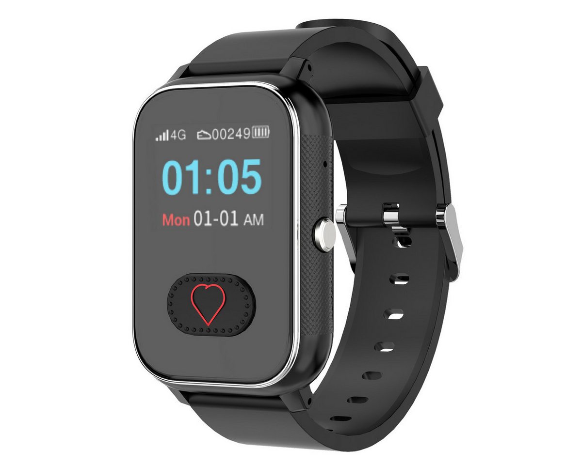 NikuTRAX Krankenpflegeuhr Notrufuhr NC96S Protect Plus (DEMENZ) Vital & Sturz, Ein-Knopf von NikuTRAX